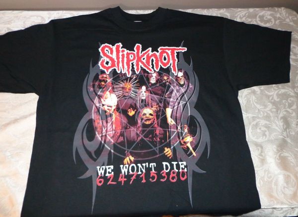 slipknot we won't die double sided concert tour shirt men's sz large sport hooded sweatshirt hoodie
slipknot we won't die double sided concert tour shirt men's sz large sport hooded sweatshirt hoodie