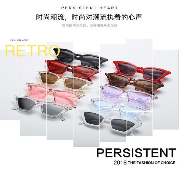 sunglasses lism2021 brand square glasses personalized cat eyes colorful trend versatile, White;black
sunglasses lism2021 brand square glasses personalized cat eyes colorful trend versatile, White;black