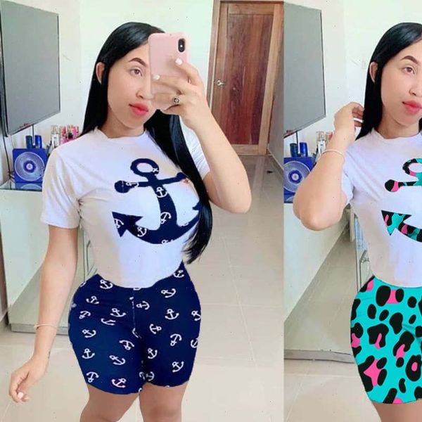2021 summer new women s suits ladies sports suit casual printing round neck t shirt shorts two piece set, Gray
2021 summer new women s suits ladies sports suit casual printing round neck t shirt shorts two piece set, Gray