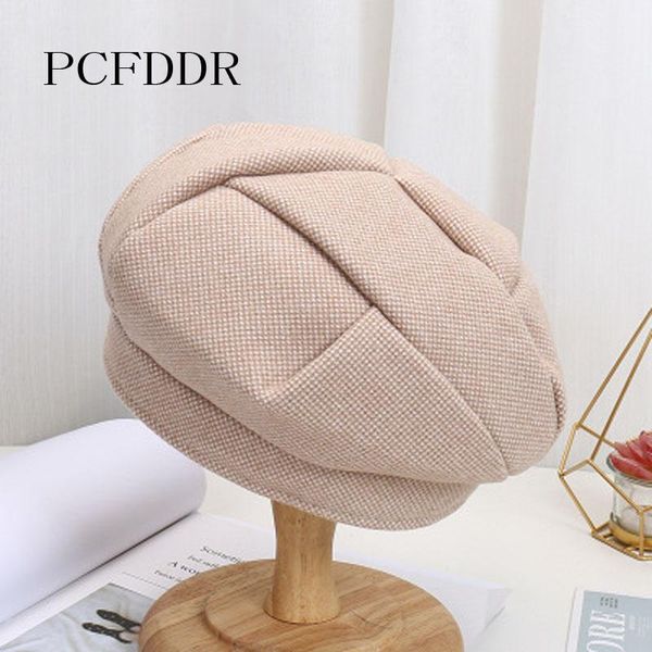pcfddr осень и зима новый твид сращивание берета зима корейский утолщенные теплые женские сплошные цвета хранитель шляпа художника, Blue;gray
pcfddr осень и зима новый твид сращивание берета зима корейский утолщенные теплые женские сплошные цвета хранитель шляпа художника, Blue;gray
