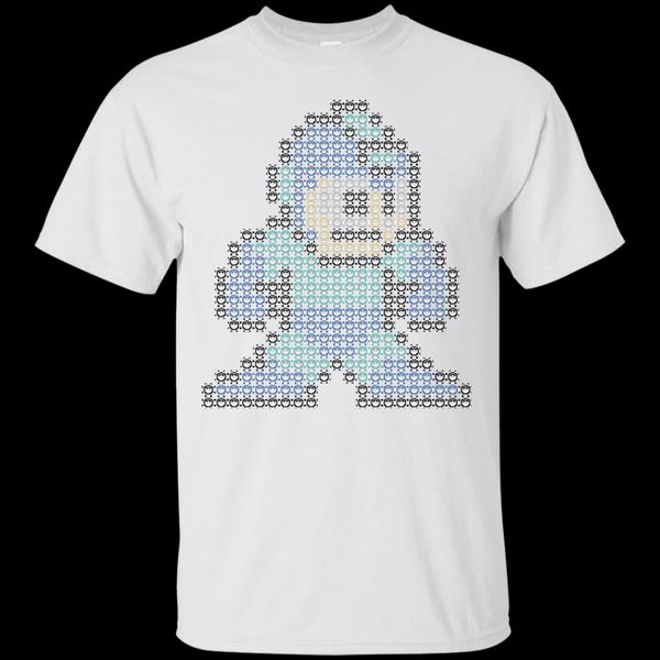 printed men t shirt cotton tshirt mega pixel o-neck short-sleeve women t-shirt sport hooded sweatshirt hoodie