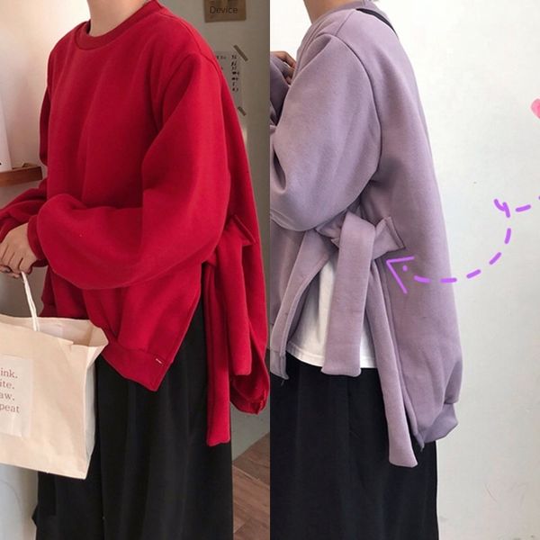 waitmore sweater women's autumn 2020 coat korean version loose and versatile hong kong style design sense split long sleeve upper garme, Black
waitmore sweater women's autumn 2020 coat korean version loose and versatile hong kong style design sense split long sleeve upper garme, Black