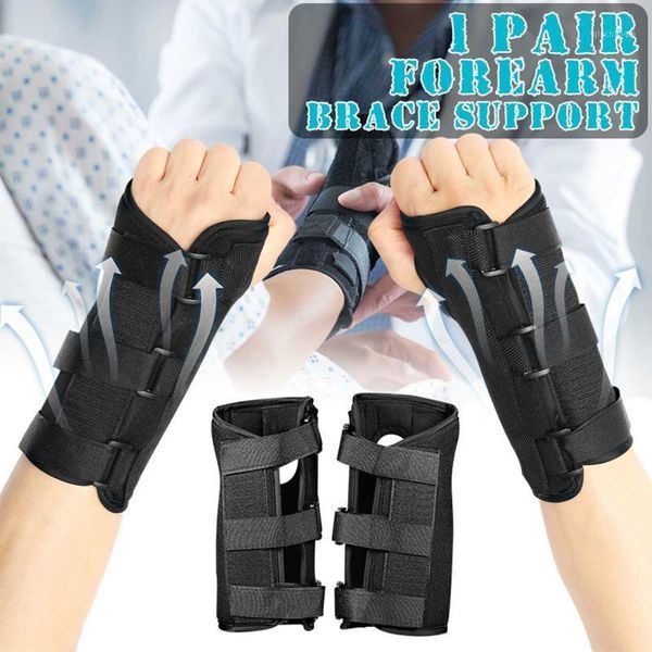 wrist support 1 pair breathable carpal tunnel sprain forearm splint ortic brace bandage belt sports protector belt1, Black;red
wrist support 1 pair breathable carpal tunnel sprain forearm splint ortic brace bandage belt sports protector belt1, Black;red