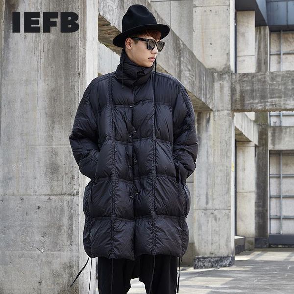 men's down & parkas iefb /men's wear design niche mid-length black long coat male 2021 winter clothes oversize stand collar lightw
men's down & parkas iefb /men's wear design niche mid-length black long coat male 2021 winter clothes oversize stand collar lightw
