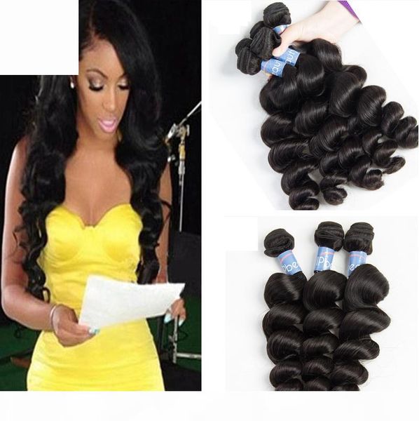 8a peruvian loose wave human hair weft hair weave extensions natural color dyeable bleachable unprocessed gali queen hair products 3pcs lot, Black
8a peruvian loose wave human hair weft hair weave extensions natural color dyeable bleachable unprocessed gali queen hair products 3pcs lot, Black