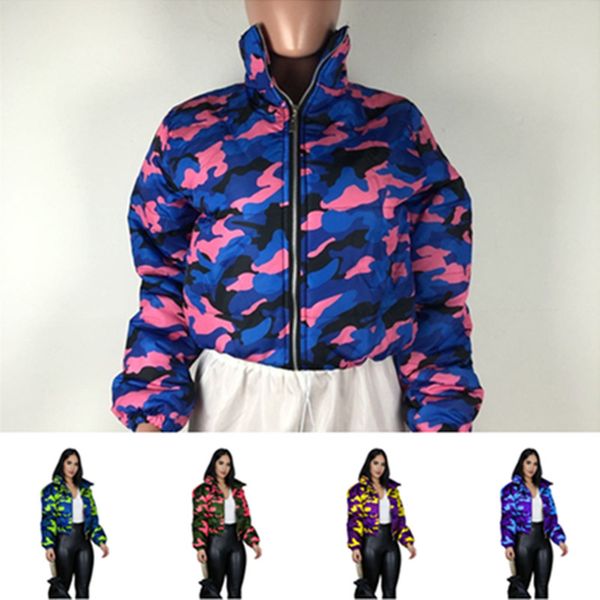 winter women thick padded jacket quilted cropped puffer coat camouflage designer wadded jacket outwear windproof outdoor clothes f110404, White
winter women thick padded jacket quilted cropped puffer coat camouflage designer wadded jacket outwear windproof outdoor clothes f110404, White