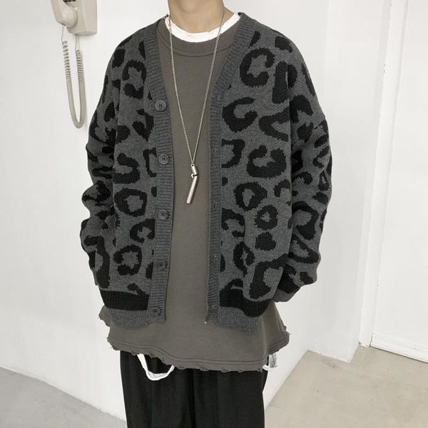 autumn leopard cardigan men fashion print casual sweater jacket man streetwear wild loose long sleeve sweater coat male clothes1, White;black
autumn leopard cardigan men fashion print casual sweater jacket man streetwear wild loose long sleeve sweater coat male clothes1, White;black
