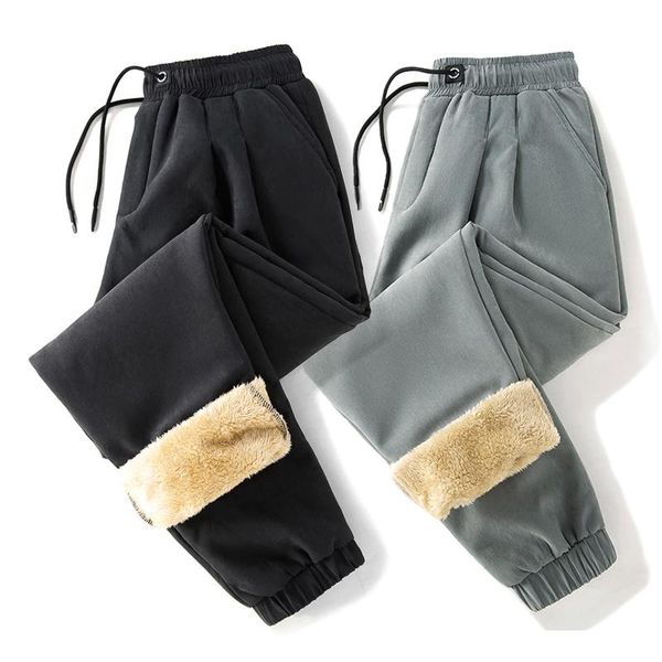 running pants brand men's wool velvet cashmere men thick fleece joggers winter super warm pant heavyweight trousers sweatpants, Black;blue
running pants brand men's wool velvet cashmere men thick fleece joggers winter super warm pant heavyweight trousers sweatpants, Black;blue
