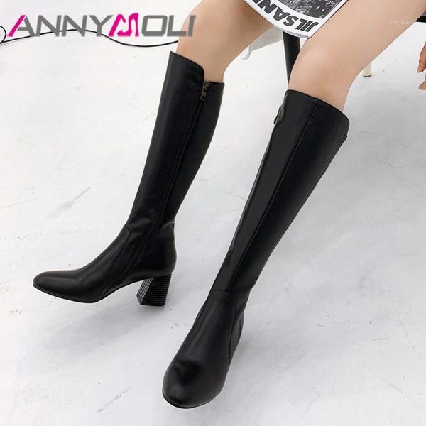 annymoli genuine leather high heel knee high boots women long boots shoes zipper chunky heels fashion ladies beige black1, Black
annymoli genuine leather high heel knee high boots women long boots shoes zipper chunky heels fashion ladies beige black1, Black