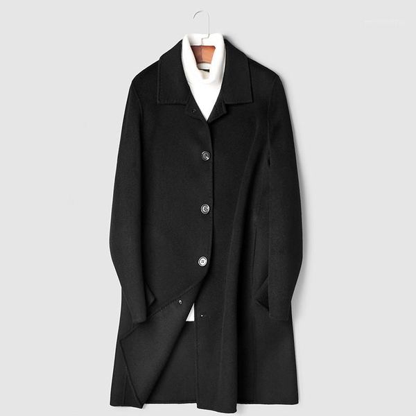 men's wool & blends double-side woolen autumn winter jacket men 100% coat streetwear windbreaker mens jackets and coats jlk12z225 my182, Black
men's wool & blends double-side woolen autumn winter jacket men 100% coat streetwear windbreaker mens jackets and coats jlk12z225 my182, Black