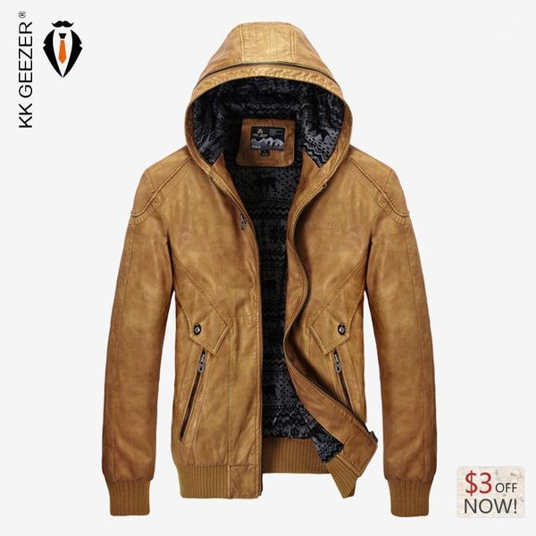 2021 autumn pu leather jackets men fleece hooded keep warm jacket business slim fit parka male casual motorcycle coat plus size1, Black
2021 autumn pu leather jackets men fleece hooded keep warm jacket business slim fit parka male casual motorcycle coat plus size1, Black