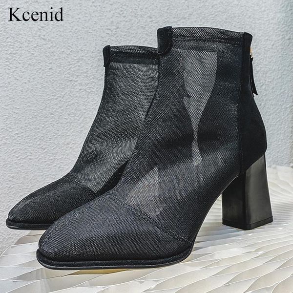 kcenid fashion ankle mesh boots chunky high heels boots women autumn booties square toe back zipper women pumps black shoes1
kcenid fashion ankle mesh boots chunky high heels boots women autumn booties square toe back zipper women pumps black shoes1