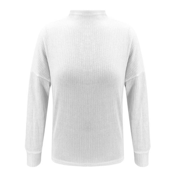 turtleneck ladies pullover autumn and winter white long sleeve sweater women's knit pullover beacon sleeve top, White;black
turtleneck ladies pullover autumn and winter white long sleeve sweater women's knit pullover beacon sleeve top, White;black