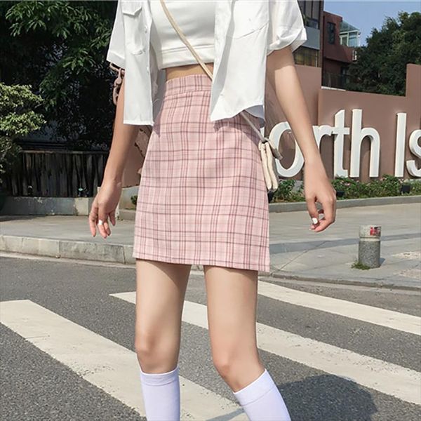 streetwear high waist mini skirt tartan grey women a line skirt harajuku plaid skirts womens casual slim short, Black
streetwear high waist mini skirt tartan grey women a line skirt harajuku plaid skirts womens casual slim short, Black