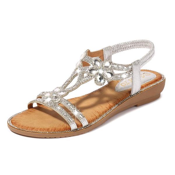 2020 women shoes fashion new type rhinestone flower flat sandals wedge cross border large size womens sandals platform, Black
2020 women shoes fashion new type rhinestone flower flat sandals wedge cross border large size womens sandals platform, Black