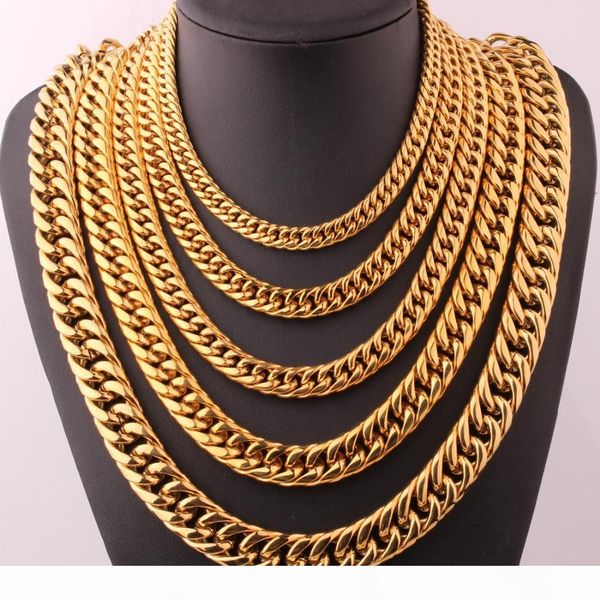 heavy huge 16 20mm yellow gold tone cuban curb link chain stainless steel necklace bracelet biker mens gift 7-40inch custom size, Silver
heavy huge 16 20mm yellow gold tone cuban curb link chain stainless steel necklace bracelet biker mens gift 7-40inch custom size, Silver