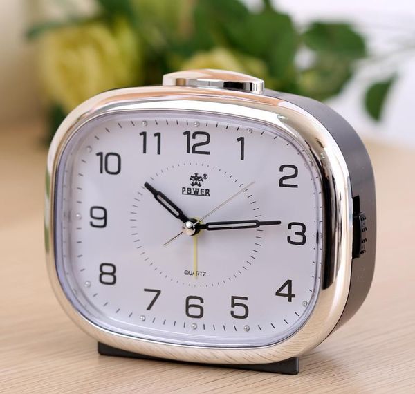modern square table bedside alarm clock music creative personality of students are lazy children bedroom small night lamp