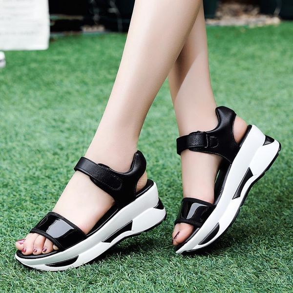 fashion women summer sandals wedges thick bottom platform sandals ladies walking shoes zapatillas mujer sandalias 2020 xkd4281, Black
fashion women summer sandals wedges thick bottom platform sandals ladies walking shoes zapatillas mujer sandalias 2020 xkd4281, Black