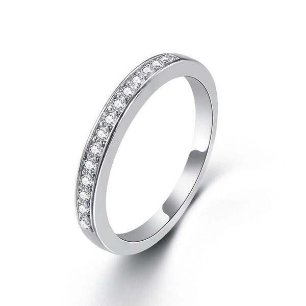 single row diamond micro inlaid cubic zirconia 3mm ring classic brilliant zircon ring tail ring, White
single row diamond micro inlaid cubic zirconia 3mm ring classic brilliant zircon ring tail ring, White