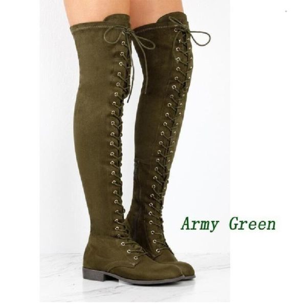 lady party dress over the knee boots shoes plus size 35-43 spring autumn women flat lace up bandage motorcycle boots shoes, Black
lady party dress over the knee boots shoes plus size 35-43 spring autumn women flat lace up bandage motorcycle boots shoes, Black