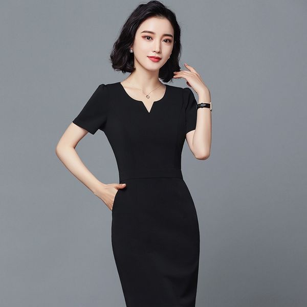 tljre 2020 new summer new size business wear clothes for guide overalls work women's beauty clothinglarge short-sleeved dress shopping, Black;gray
tljre 2020 new summer new size business wear clothes for guide overalls work women's beauty clothinglarge short-sleeved dress shopping, Black;gray