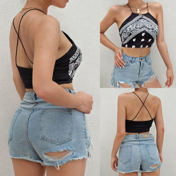 womens casual tank sleeveless camisole slim fit vest blouse summer crop 1, White