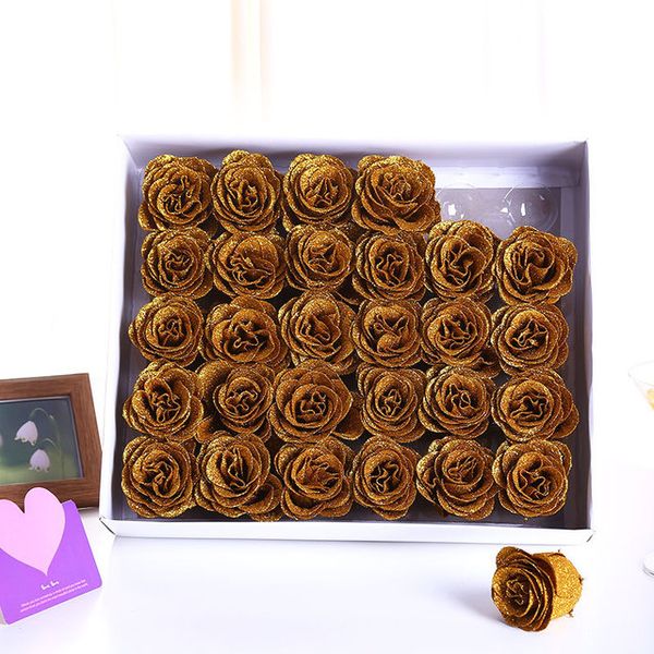 new crystal glitter rose flower head artificial rose flower head bling bling home wedding decor festival gift 30pcs/box
new crystal glitter rose flower head artificial rose flower head bling bling home wedding decor festival gift 30pcs/box