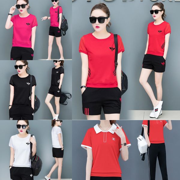 women's sportswear suit 2020 new summer loose korean style sportswear shorts and fashion summer short sleeve shorts casual two-piece su, Gray
women's sportswear suit 2020 new summer loose korean style sportswear shorts and fashion summer short sleeve shorts casual two-piece su, Gray