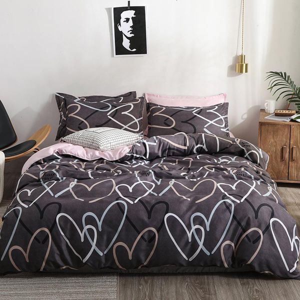 heart printing bedding set 3/4pcs bed linens home textile duvet cover set classic bedclothes modern sheet pillowcase king bedset
heart printing bedding set 3/4pcs bed linens home textile duvet cover set classic bedclothes modern sheet pillowcase king bedset