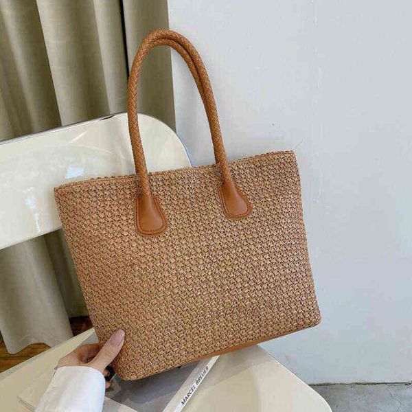 shopping bags summer straw for women casual weaving ladies handbags designer travel large beach shoulder bag 220315
shopping bags summer straw for women casual weaving ladies handbags designer travel large beach shoulder bag 220315