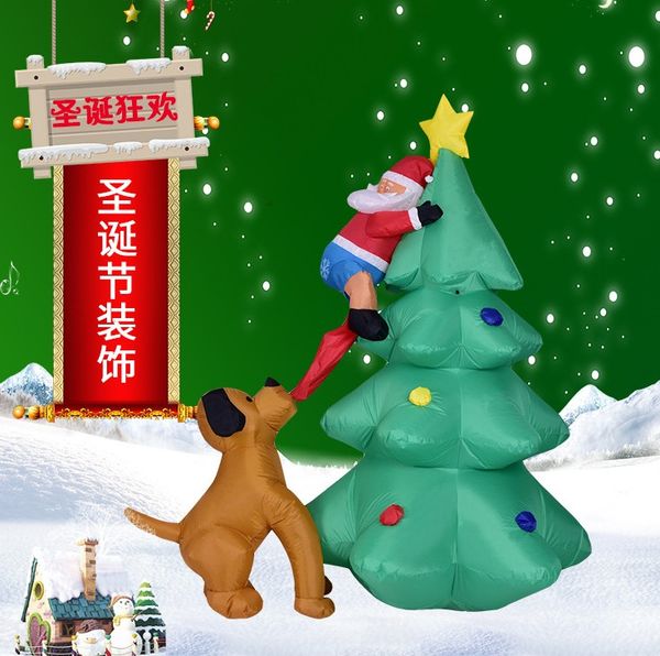 christmas gas model 1.8 meters light inflatable dog bite christmas tree old man climb tree christmas decorations
christmas gas model 1.8 meters light inflatable dog bite christmas tree old man climb tree christmas decorations