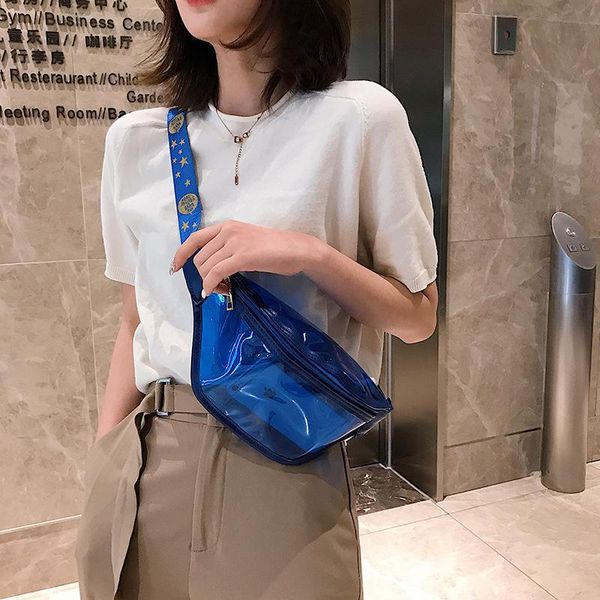 2020 summer new jelly bag multifunctional chest bag transparent purse simple laser tide
2020 summer new jelly bag multifunctional chest bag transparent purse simple laser tide