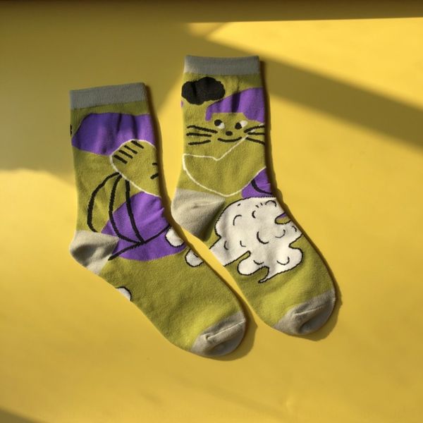 cartoon pet series cotton medium tube couple socks couple lovers cat dog cute korean socks plaid socksprice flhk5, Black
cartoon pet series cotton medium tube couple socks couple lovers cat dog cute korean socks plaid socksprice flhk5, Black