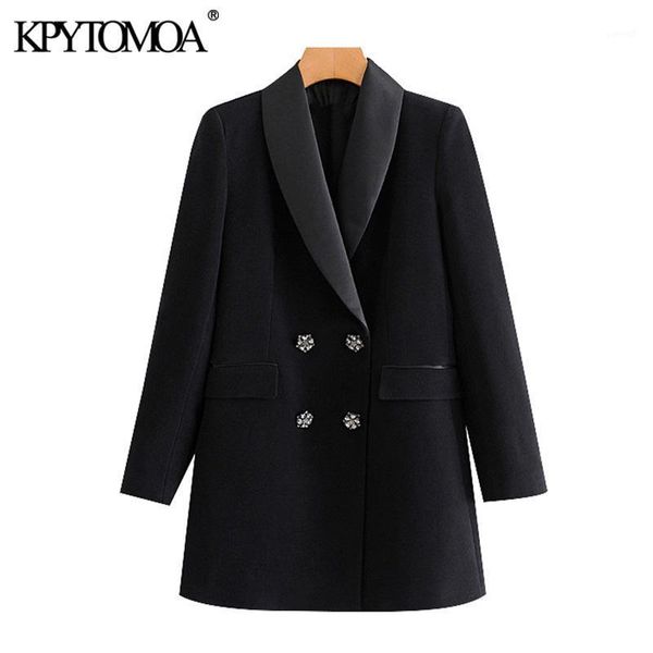 kpytomoa women 2020 fashion with rhinestone button patchwork velvet blazer vintage long sleeve pockets female outerwear chic, White;black
kpytomoa women 2020 fashion with rhinestone button patchwork velvet blazer vintage long sleeve pockets female outerwear chic, White;black