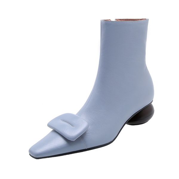 2021 new fashionable woman ankle boots off mid-square heels genuine leather zip women shoes size gout 40 transportation 3zqq, Black
2021 new fashionable woman ankle boots off mid-square heels genuine leather zip women shoes size gout 40 transportation 3zqq, Black