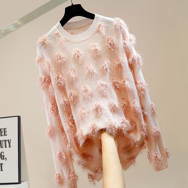sweet three-dimensional flower tassel knitted sweater women's winter clothes 2020 new loose knit pullover sweaters ropa de mujer, White;black
sweet three-dimensional flower tassel knitted sweater women's winter clothes 2020 new loose knit pullover sweaters ropa de mujer, White;black