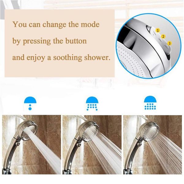 zhang ji abs electroplated finishes 3 adjustable modes water saving spa shower head high pressure bathroom handheld sho jlltqn
zhang ji abs electroplated finishes 3 adjustable modes water saving spa shower head high pressure bathroom handheld sho jlltqn
