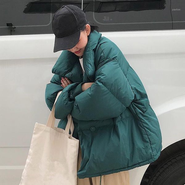 winter jacket women fashion loose women's coats down cotton padded thick warm outerwear casual overcoat parkas outerwear q30111, Black
winter jacket women fashion loose women's coats down cotton padded thick warm outerwear casual overcoat parkas outerwear q30111, Black