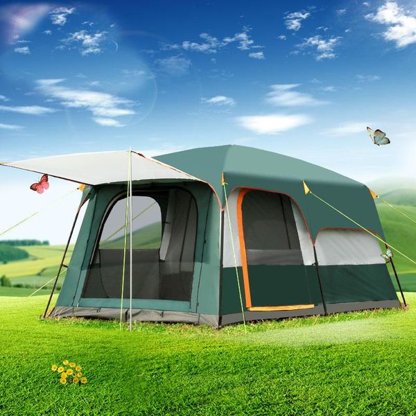 tents and shelters 5-8persons double layer outdoor 2living rooms hall family camping tent in large space
tents and shelters 5-8persons double layer outdoor 2living rooms hall family camping tent in large space