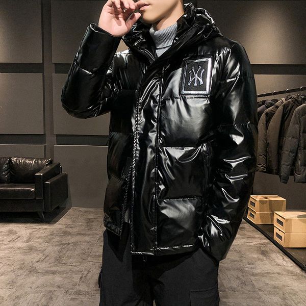 glossy down jacket men's short new style korean thickened tooling couple cross-border foreign trade, Black
glossy down jacket men's short new style korean thickened tooling couple cross-border foreign trade, Black