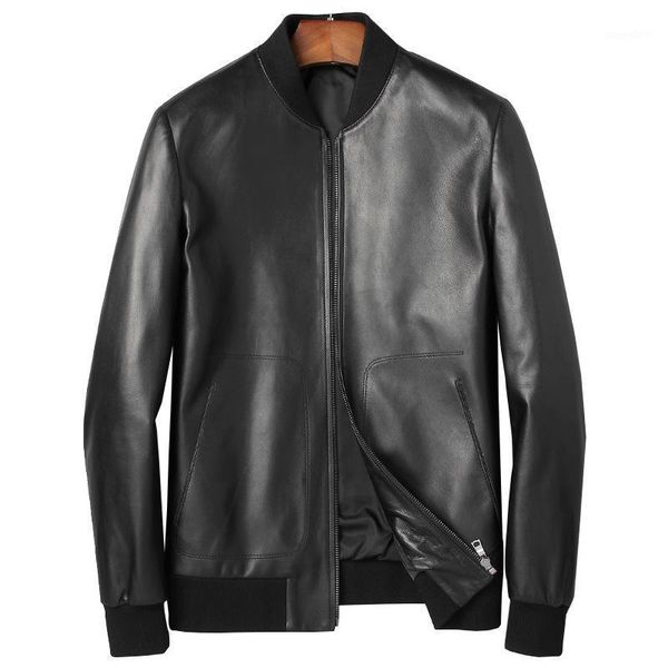 youth korean version of self cultivation real leather jackets genuine leather jacket men clothes1, Black
youth korean version of self cultivation real leather jackets genuine leather jacket men clothes1, Black