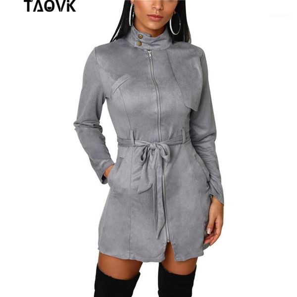 taovk women front zippers dress office lady stand collar a-line knee-length elegant high waist belt suede dresses1, White;black
taovk women front zippers dress office lady stand collar a-line knee-length elegant high waist belt suede dresses1, White;black