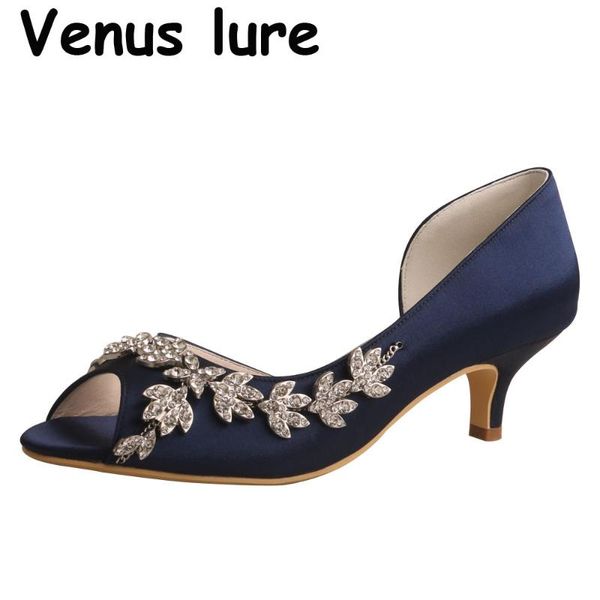 navy blue women thin heels pumps satin wedding shoes peep toe evening party bridal shoes woman ladies birde, Black
navy blue women thin heels pumps satin wedding shoes peep toe evening party bridal shoes woman ladies birde, Black