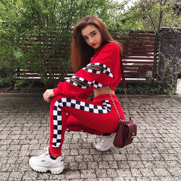 sportswear outfits two piece set tracksuit women clothes 2020 spring autumn hoodies crop and pants jogger suit matching sets, Gray
sportswear outfits two piece set tracksuit women clothes 2020 spring autumn hoodies crop and pants jogger suit matching sets, Gray
