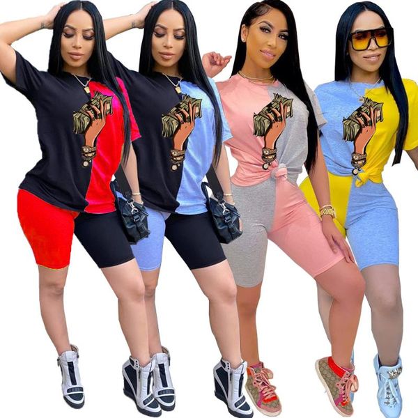 women's tracksuits 10yt3212 summer women street two piece set and splicing dollar print o-neck pants tracksuit sweatsuit outfits, Gray
women's tracksuits 10yt3212 summer women street two piece set and splicing dollar print o-neck pants tracksuit sweatsuit outfits, Gray