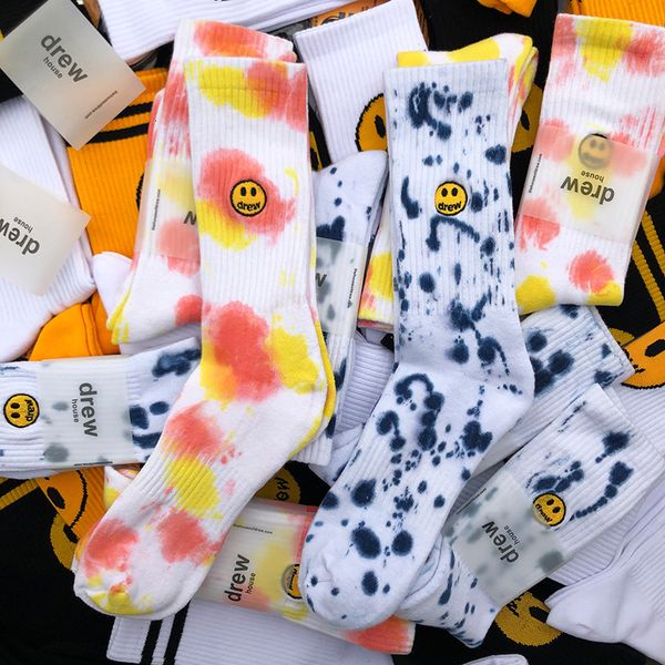 fashion brand drew justin bieber tie dyed blue splash ink smiley face medium tube towel bottom sports socks for men and women, Black
fashion brand drew justin bieber tie dyed blue splash ink smiley face medium tube towel bottom sports socks for men and women, Black