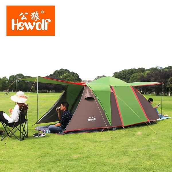 hewolf 3-4 persons fully-automatic tent 4 doors automatic camping family tent good quality family travel one room one hall
hewolf 3-4 persons fully-automatic tent 4 doors automatic camping family tent good quality family travel one room one hall