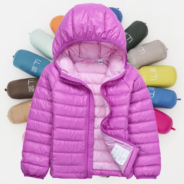 new wear hooded light jacket girls boys and children's baby white duck down soft short coat, Blue;gray
new wear hooded light jacket girls boys and children's baby white duck down soft short coat, Blue;gray