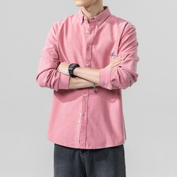 men shirt long sleeve oxford spinning shirt men's long sleeve spring and summer youth korean fashion casual clothes men, White;black
men shirt long sleeve oxford spinning shirt men's long sleeve spring and summer youth korean fashion casual clothes men, White;black