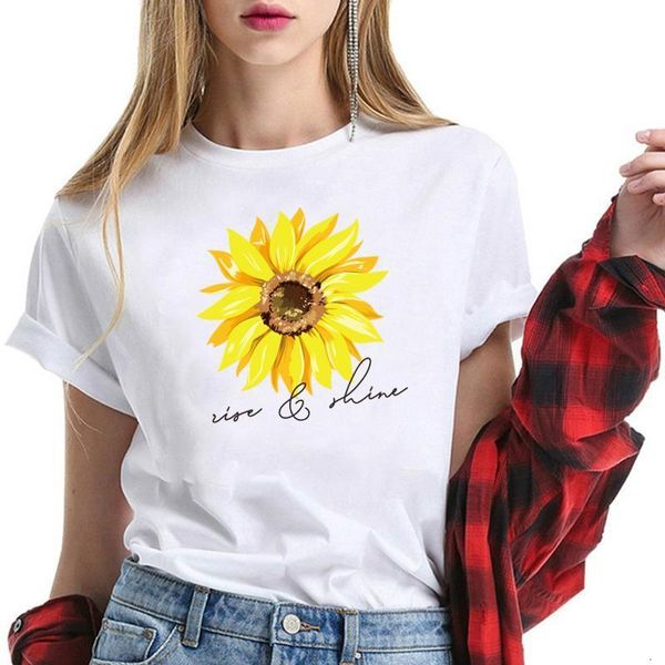 sun flower letter print t-shirt women short sleeve round neck slim fit cute girl's tshirts tees & summer 2020 tshirts, White
sun flower letter print t-shirt women short sleeve round neck slim fit cute girl's tshirts tees & summer 2020 tshirts, White